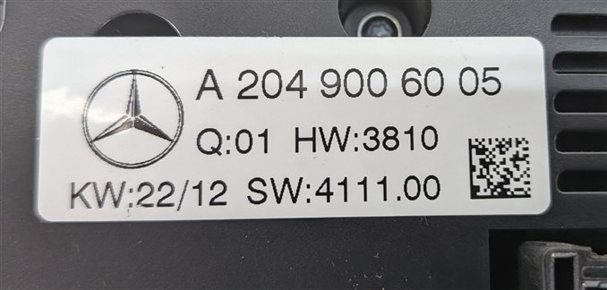 Thumbnail 7: 12-16 MERCEDES C250 C300 C350 CLS400 CLS550 (C204 W204 W218) TEMPERATURE CONTROL