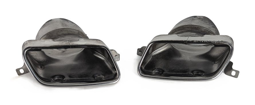 Thumbnail 2: 2012-2018 MERCEDES CLS550 (W218) EXHAUST TIP FINISHER CHROME LEFT/RIGHT SET/2