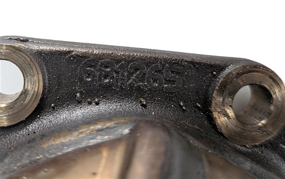Thumbnail 7: 2013 MERCEDES CLS550 (W218) 4.6L 278.922 ENGINE RIGHT TURBOCHARGER EXHAUST PIPE