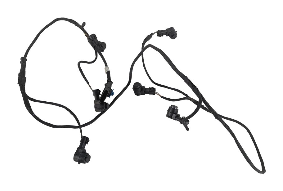 Thumbnail 2: 2013 MERCEDES CLS550 (W218) FRONT PARK ASSIST PDC SENSOR SET/6 w/HARNESS (Black)