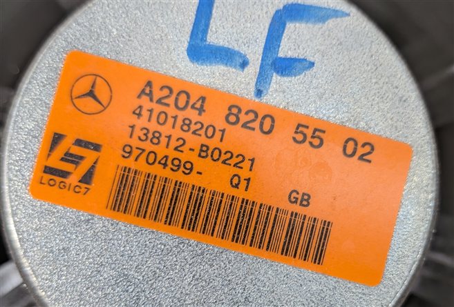 Thumbnail 4: 2013 MERCEDES CLS550 (W218) HARMAN KARDON LOGIC7 AUDIO SPEAKER SOUND SYSTEM SET