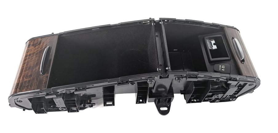 Thumbnail 2: 2013 MERCEDES CLS550 W218 REAR CENTER CONSOLE TRIM ROLLER STORAGE COVER (Walnut)