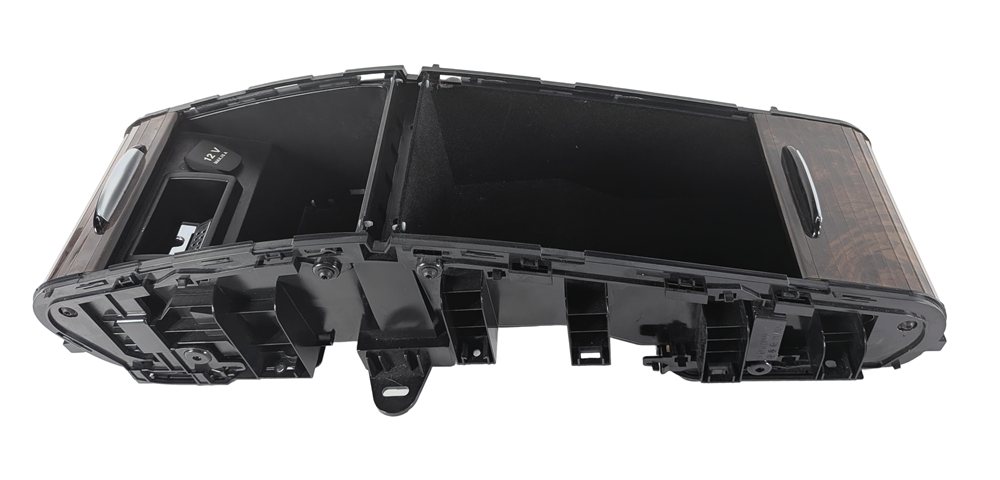 Thumbnail 3: 2013 MERCEDES CLS550 W218 REAR CENTER CONSOLE TRIM ROLLER STORAGE COVER (Walnut)
