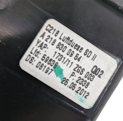 Thumbnail 6: 2013 MERCEDES CLS550 (W218) FRONT LEFT DRIVER DASH HEAT AIR AC VENT (Black)