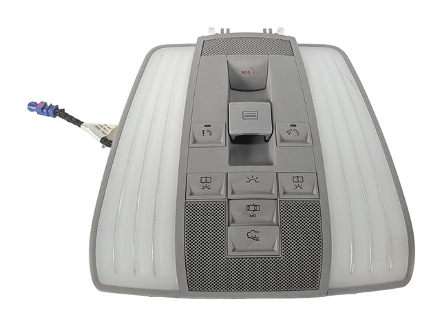 2013 MERCEDES CLS550 (W218) FRONT ROOF DOME MAP LIGHT LAMP w/SWITCHES (Gray)