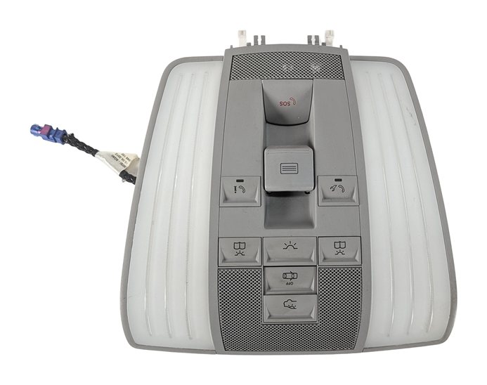 Thumbnail 2: 2013 MERCEDES CLS550 (W218) FRONT ROOF DOME MAP LIGHT LAMP w/SWITCHES (Gray)