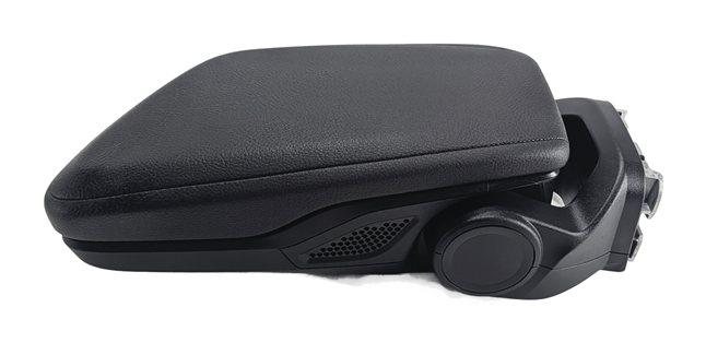 Thumbnail 6: 2016-2019 BMW X1 F48 FRONT CENTER CONSOLE STORAGE COMPARTMENT ARMREST (Black)