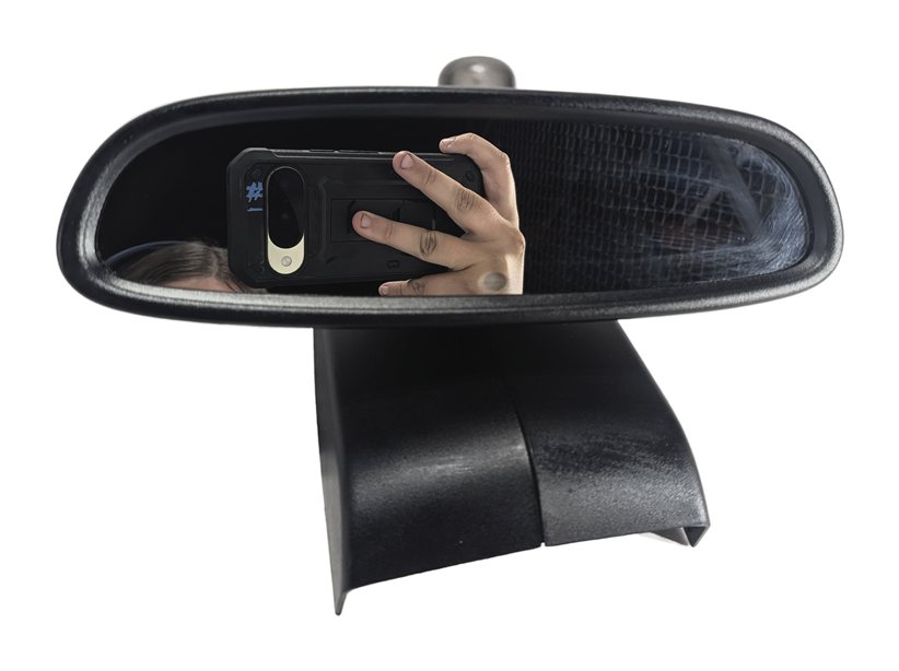 Thumbnail 3: 14-21 BMW 2 M2 X1 X2 SERIES (F39 F48) AUTODIM COMPASS REARVIEW MIRROR (Black)