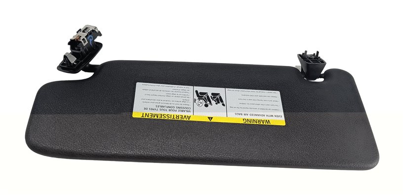 Thumbnail 3: 2016-2022 BMW X1 F48 FRONT RIGHT PASSENGER SUN VISOR SHADE w/MIRROR (Black)