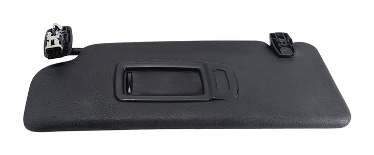 Thumbnail 2: 2016-2021 BMW X1 (F48) FRONT LEFT & RIGHT SUNVISOR VISOR SHADE SET (Black)