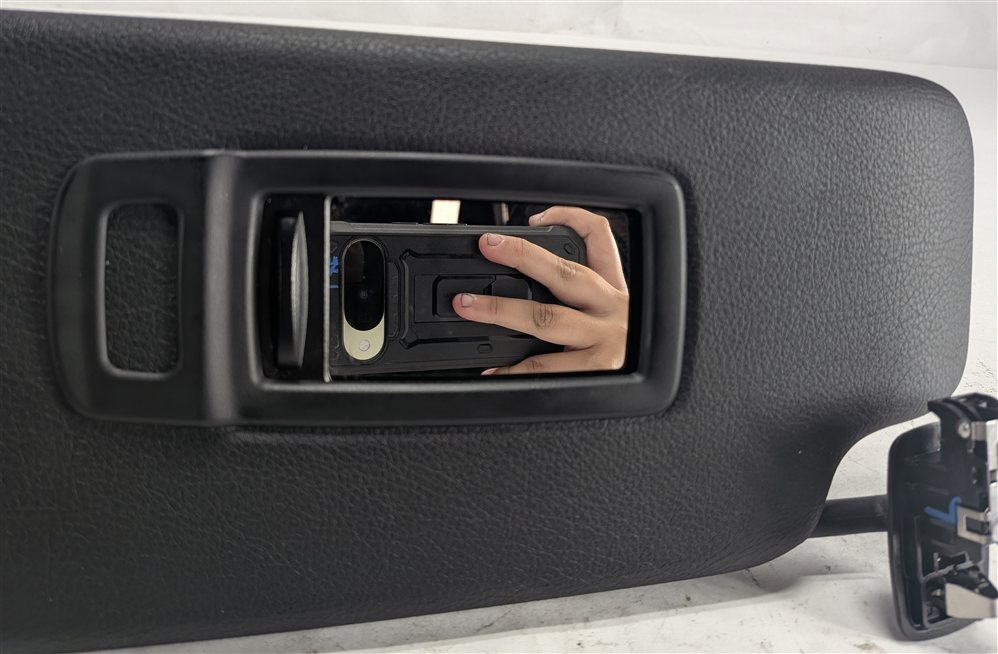 Thumbnail 4: 2016-2021 BMW X1 (F48) FRONT LEFT & RIGHT SUNVISOR VISOR SHADE SET (Black)