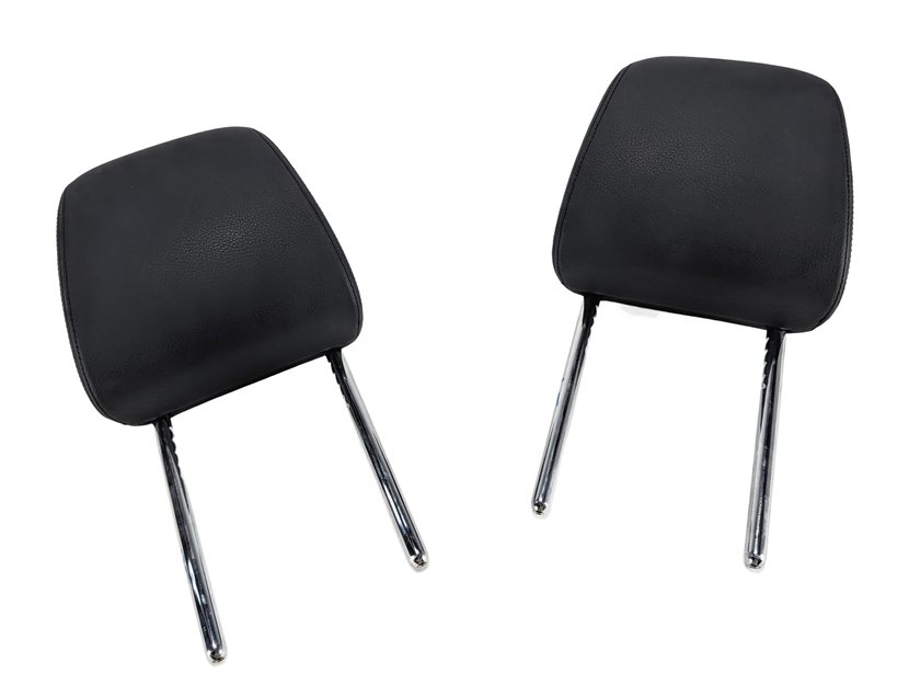 Thumbnail 2: 2016-2019 BMW X1 F48 FRONT LEFT DRIVER & RIGHT PASSENGER HEADREST SET/2 (Black)