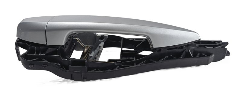 Thumbnail 4: 2016-2021 BMW X1 X2 (F39 F48) LEFT REAR DOOR HANDLE w/ LIGHT (Silver)