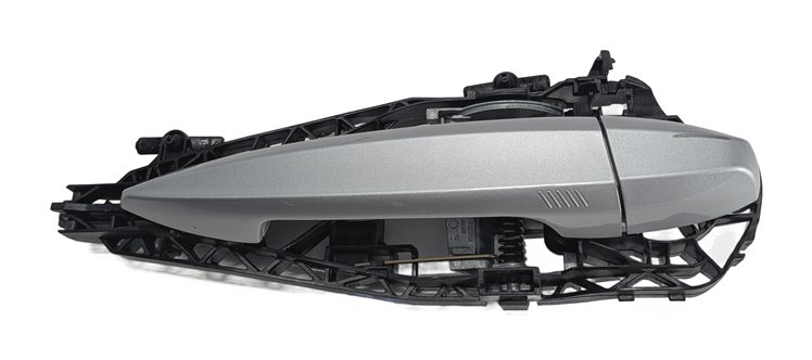 Thumbnail 2: 14-21 BMW X1 X2 X5 X6 (F15 F16 F39 F48) FRONT RIGHT COMFORT DOOR HANDLE (Silver)