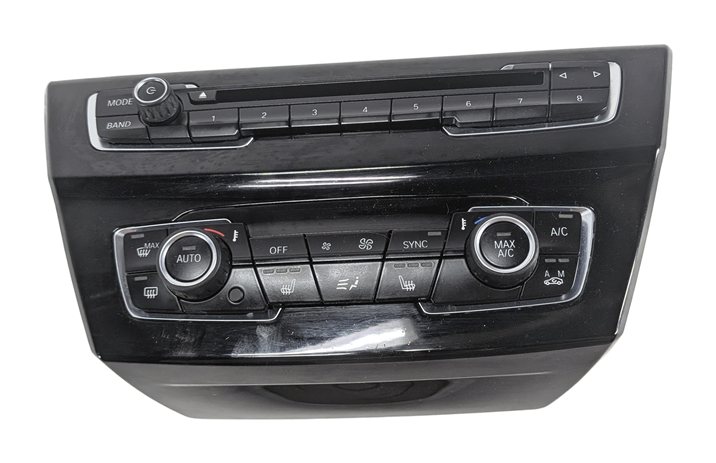 Thumbnail 2: 2019-2022 BMW X1 (F48) AC HEATER CLIMATE CONTROL RADIO CONTROL PANEL UNIT