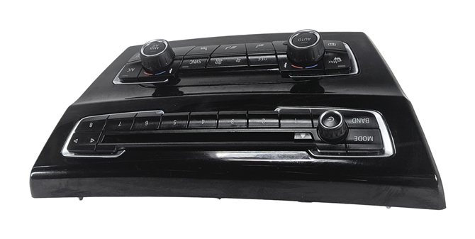 Thumbnail 4: 2019-2022 BMW X1 (F48) AC HEATER CLIMATE CONTROL RADIO CONTROL PANEL UNIT