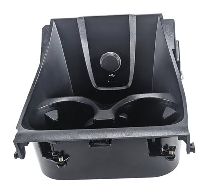 2019 BMW X1 (F48) CENTER CONSOLE CUP HOLDER STORAGE TRAY w/USB 12V POWER SOCKET