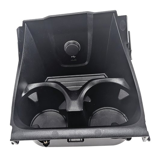 Thumbnail 6: 2019 BMW X1 (F48) CENTER CONSOLE CUP HOLDER STORAGE TRAY w/USB 12V POWER SOCKET