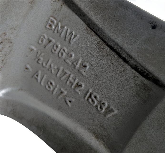 Thumbnail 4: 12-19 BMW 328i 330i 335i 430i 435i (F30 F31 F32 F33) 17x7.5 5-SPOKE WHEEL RIM
