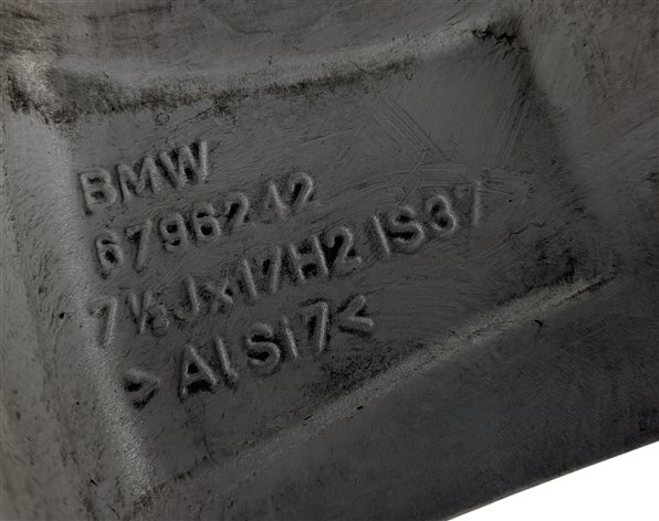Thumbnail 4: 12-19 BMW 328i 330i 335i 430i 435i (F30 F31 F32 F33) 17x7.5 5-SPOKE WHEEL RIM