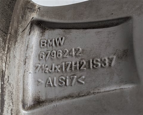Thumbnail 4: 12-19 BMW 328i 330i 335i 430i 435i (F30 F31 F32 F33) 17x7.5 5-SPOKE WHEEL RIM