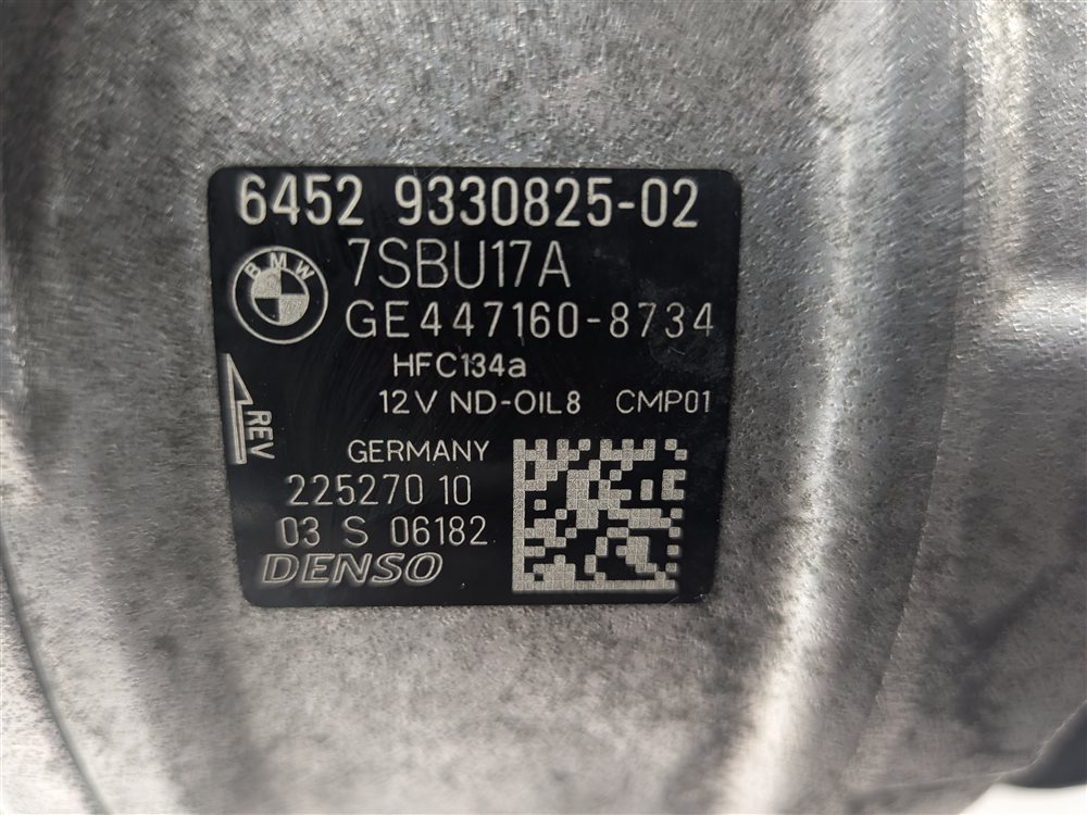 Thumbnail 8: 12-18 BMW 328i 428i 535i 740i X5 (F30 F31 F33 F01 F10 F15) A/C COMPRESSOR PUMP