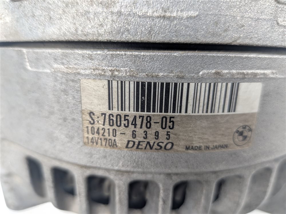 Thumbnail 8: 12-18 BMW 2 3 4 5 SERIES X3 Z4 (F22 F30 F32 F10) 2.0L N20 170 AMP ALTERNATOR