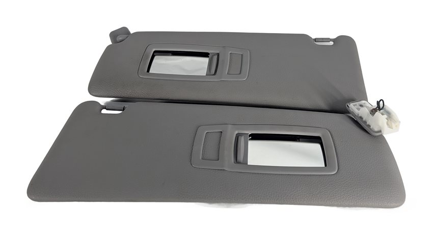 12-19 BMW 3 4 SERIES (F30 F31 F32 F33) FRONT LEFT & RIGHT SUNVISOR SET (Gray)