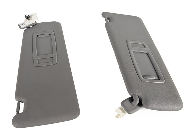 Thumbnail 4: 12-19 BMW 3 4 SERIES (F30 F31 F32 F33) FRONT LEFT & RIGHT SUNVISOR SET (Gray)