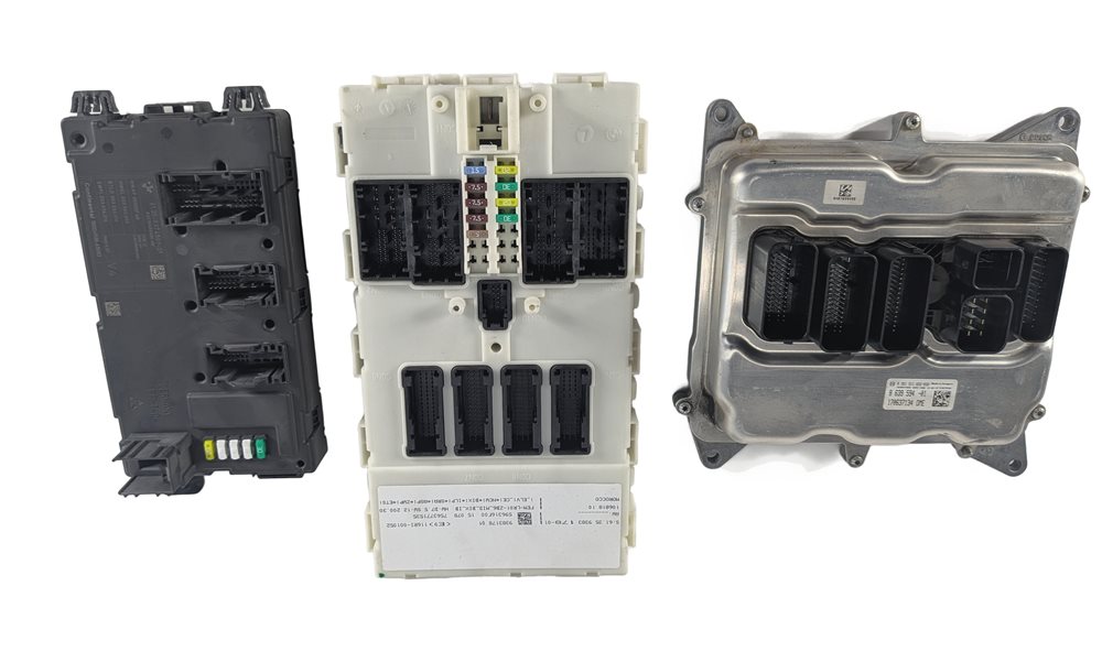 Thumbnail 6: 13-18 BMW 328i 428i 528i X3 X4 (F30 F32) 2.0L N26 ENGINE DME BCM MODULE KEY SET