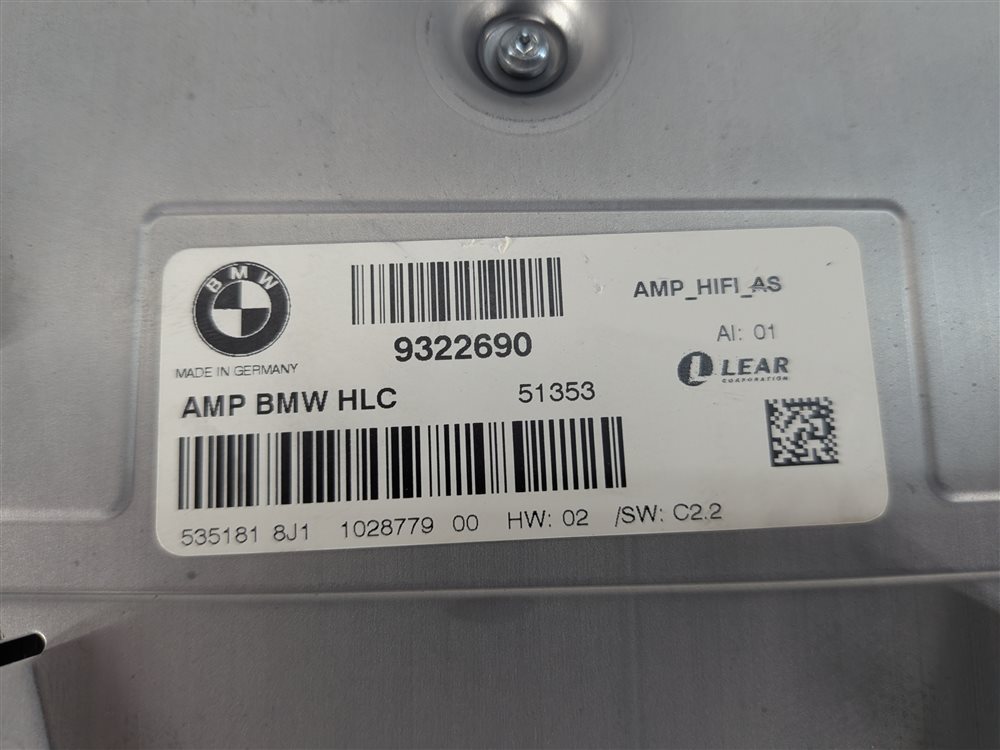 Thumbnail 6: 2014-2015 BMW 428i 435i M4 ///M (F32) COUPE - STEREO HiFi AUDIO AMP AMPLIFIER