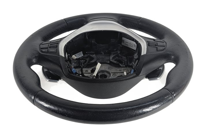 Thumbnail 5: 12-18 BMW 2 3 4 SERIES F22 F30 F32 SPORT STEERING WHEEL w/ SHIFT PADDLES (Black)