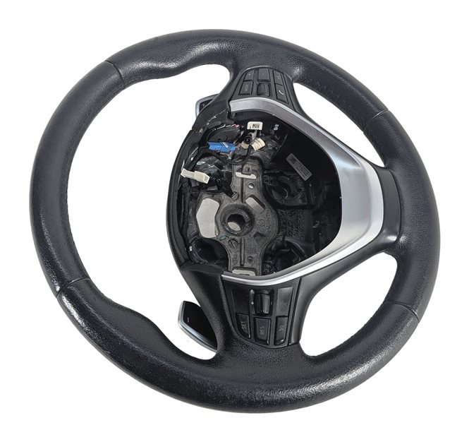 Thumbnail 7: 12-18 BMW 2 3 4 SERIES F22 F30 F32 SPORT STEERING WHEEL w/ SHIFT PADDLES (Black)
