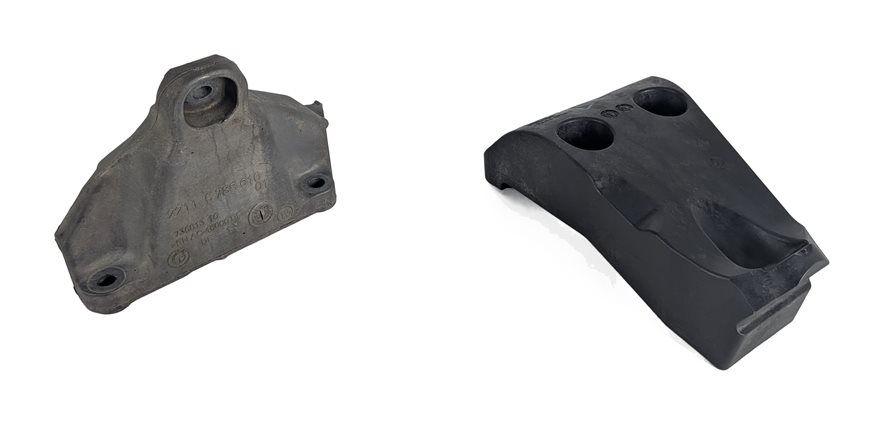 Thumbnail 2: 2015 BMW 428I (F32) 2.0L (N20) ENGINE MOTOR MOUNT BRACKET LEFT RIGHT SET/2