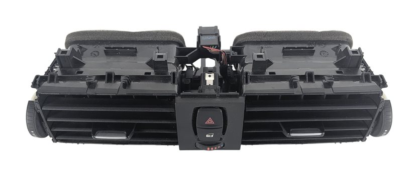 2015 BMW 428I (F32) FRONT CENTER DASH HEAT AIR AC VENT w/HAZARD SWITCH (Black)