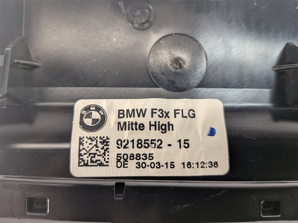 Thumbnail 7: 2015 BMW 428I (F32) FRONT CENTER DASH HEAT AIR AC VENT w/HAZARD SWITCH (Black)