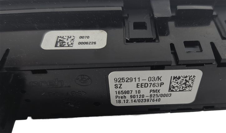 Thumbnail 5: 2015 BMW 428I (F32) CENTER CONSOLE DTC SPORT ECO PRO MODE SWITCH PANEL