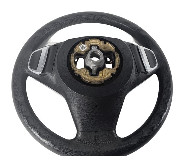 Thumbnail 7: 06-10 BMW 5 6 SERIES (E60 E63) SPORT STEERING WHEEL w/PADDLE SHIFTERS (Black)
