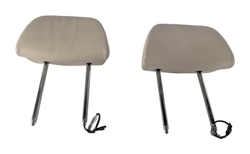 Thumbnail 2: 2008-2010 BMW 528i 535i 550i M5 (E60 E61) FRONT SEAT HEADREST SET/2 (Beige)