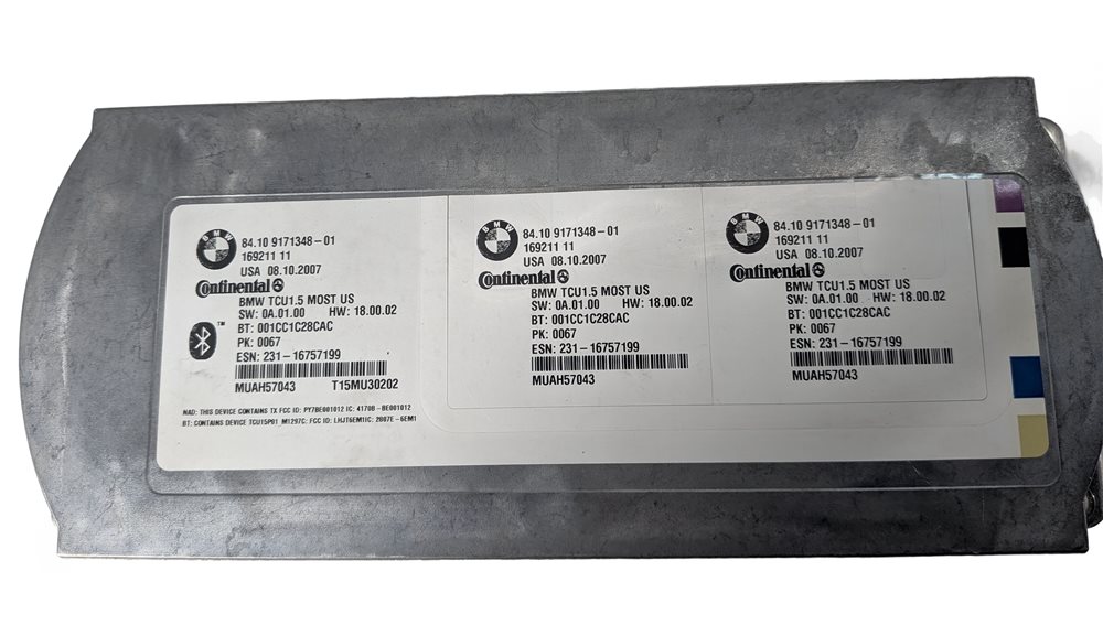 Thumbnail 6: 2006-2008 BMW 323i 535i X5 X6 (E60 E70 E71 E90) BLUETOOTH TELEMATICS MODULE