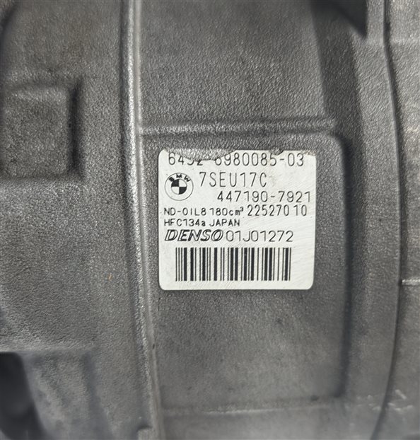 Thumbnail 7: 2008-2010 BMW 535i (E60) 3.0T N54 ENGINE A/C AIR CONDITIONING COMPRESSOR PUMP
