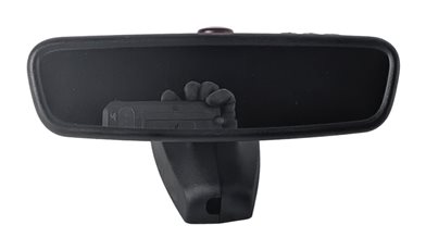 Thumbnail 2: 2008 BMW 535I (E60) INTERIOR REAR VIEW MIRROR AUTO DIM w/HOMELINK (Black)