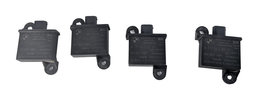 Thumbnail 2: 2008 BMW 535I (E60) TIRE PRESSURE MONITOR TPMS RDC WHEEL ANTENNA RECEIVER SET/4