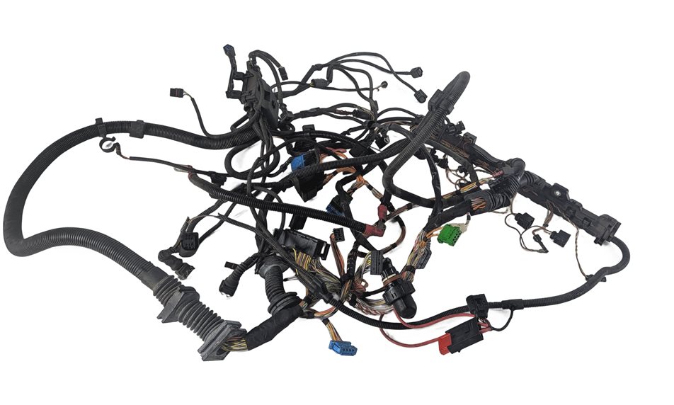 Thumbnail 2: 2008 BMW 535I (E60) 3.0L (N54) ENGINE MOTOR WIRE WIRING HARNESS LOOM