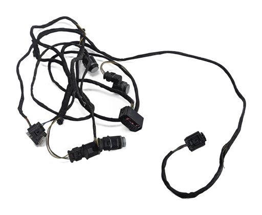 2012 BMW 750I (F01) REAR PARK ASSIST PDC SENSOR SET/4 w/HARNESS (Silver)