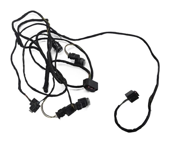 Thumbnail 2: 2012 BMW 750I (F01) REAR PARK ASSIST PDC SENSOR SET/4 w/HARNESS (Silver)