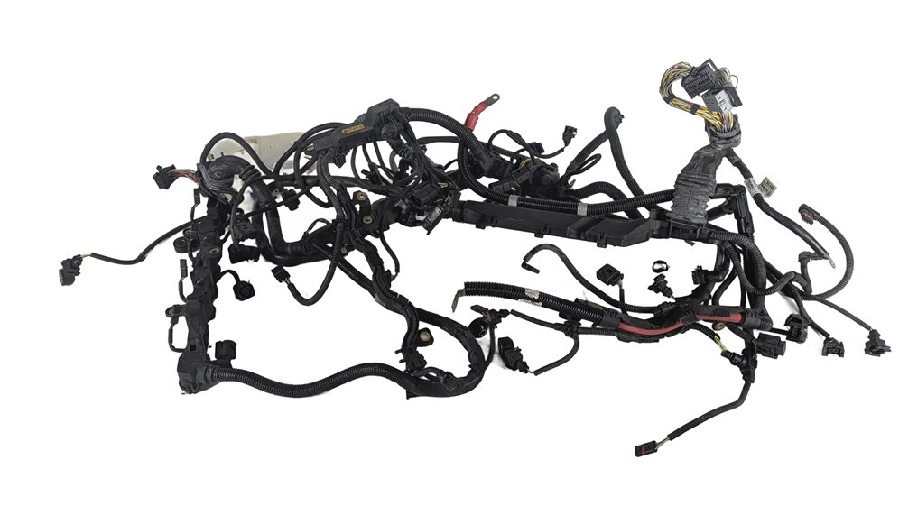 Thumbnail 2: 2012 BMW 750I (F01) 4.4L (N63) ENGINE MOTOR WIRE WIRING HARNESS LOOM
