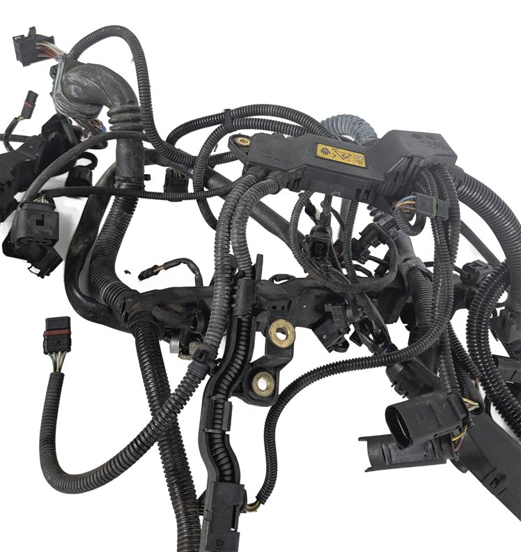 Thumbnail 7: 2012 BMW 750I (F01) 4.4L (N63) ENGINE MOTOR WIRE WIRING HARNESS LOOM
