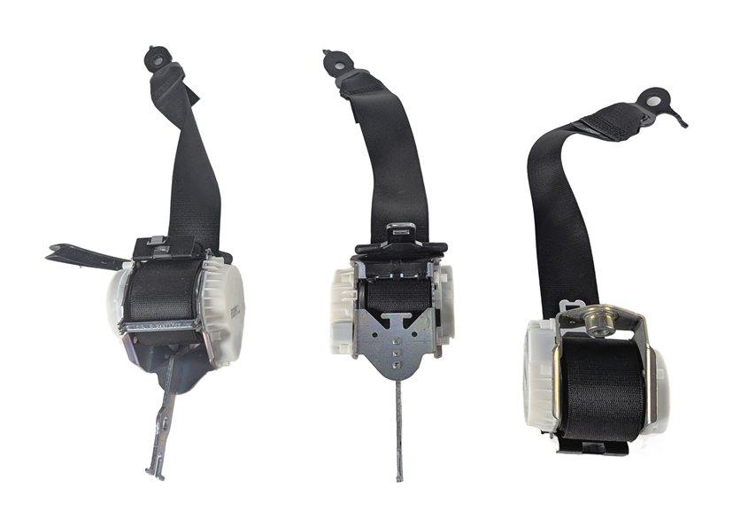 Thumbnail 2: 2012 BMW 750I (F01) REAR SEAT SEATBELT RETRACTOR SET/3 (Black)