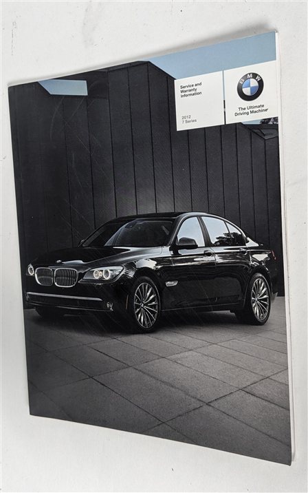 Thumbnail 14: 2012 BMW 750I (F01) 4.4L OWNER'S MANUAL BOOKLET HANDBOOK w/ LEATHER CASE SET